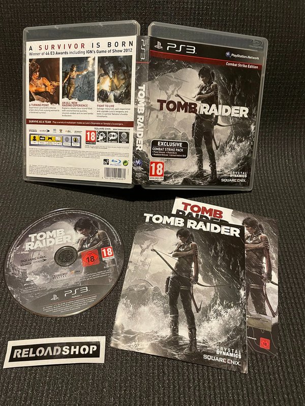 Tomb Raider - Combat Strike Edition PS3 (käytetty) CiB