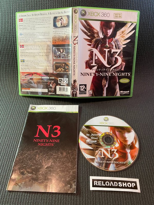 N3 Ninety Nine Nights - Nordic Xbox 360 (käytetty) CiB