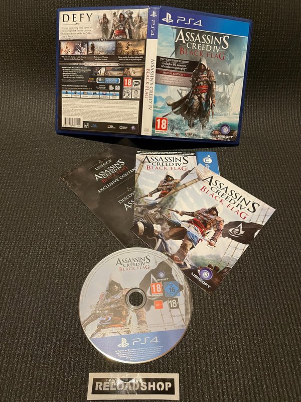 Assassin's Creed IV Black Flag Special Edition PS4 (käytetty) - CiB