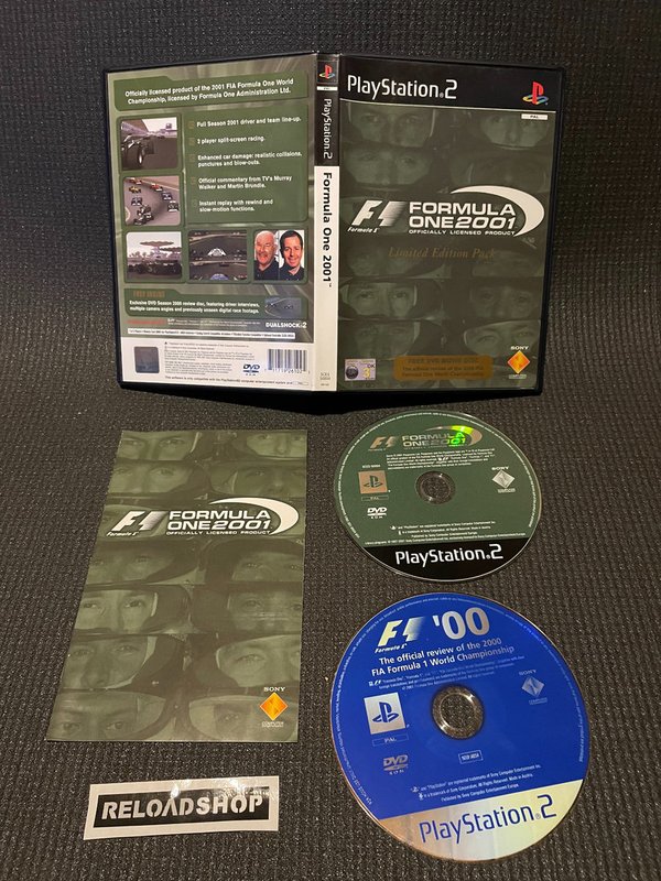 Formula One 2001+ DVD PS2 (käytetty) CiB