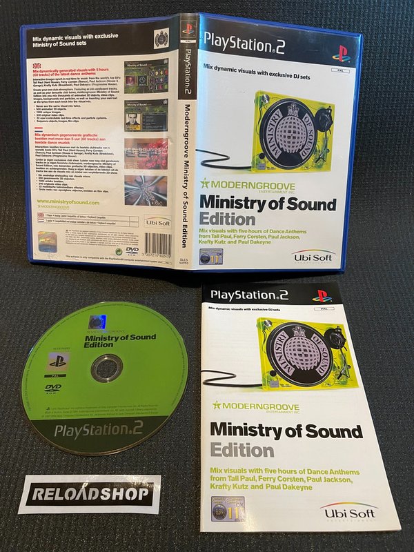 Moderngroove Ministry Of Sound Edition PS2 (käytetty) CiB