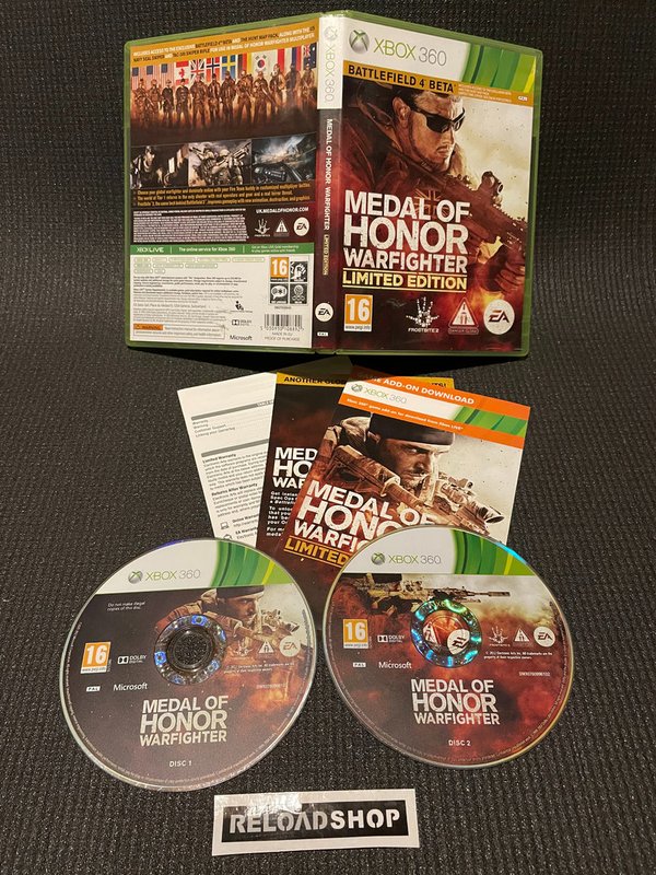 Medal of Honor Warfighter Limited Edition Xbox 360 (käytetty) CiB
