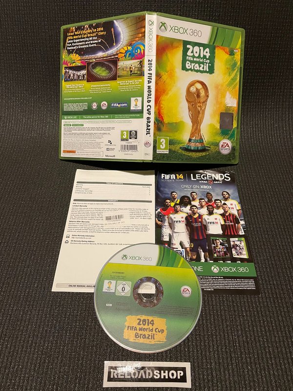 2014 FIFA World Cup Brazil Xbox 360 (käytetty) CiB