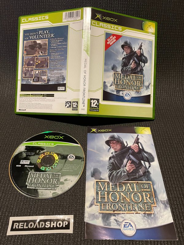 Medal of Honor Frontline Classics Xbox (käytetty) CiB