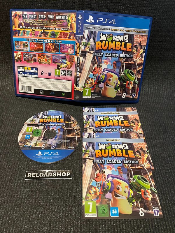 Worms Rumble Fully Loaded Edition PS4 (käytetty) CIB
