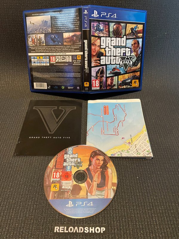 Grand Theft Auto V PS4 (käytetty) CiB
