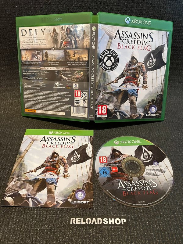 Assassin's Creed IV Black Flag Xbox One (käytetty) CIB