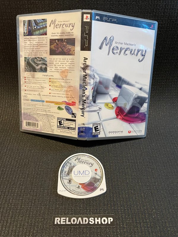 Archer Maclean's Mercury PSP (käytetty) - US