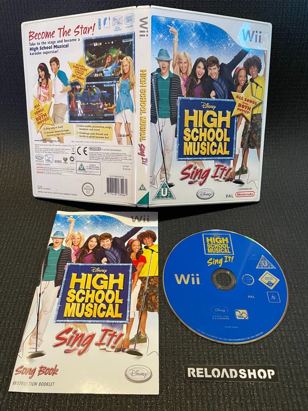 High School Musical - Sing It! Wii (käytetty) CiB