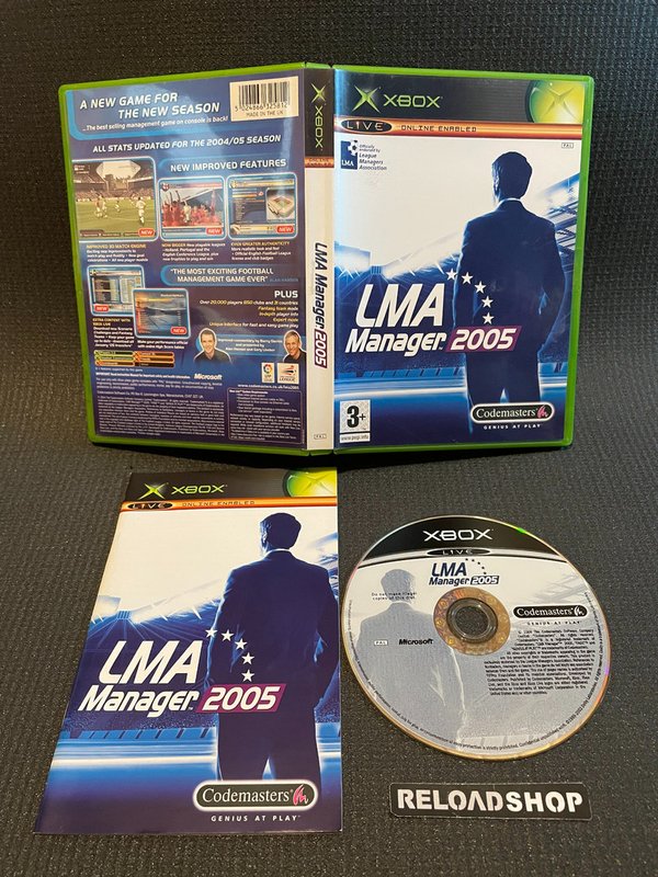 LMA Manager 2005 Xbox (käytetty) CiB