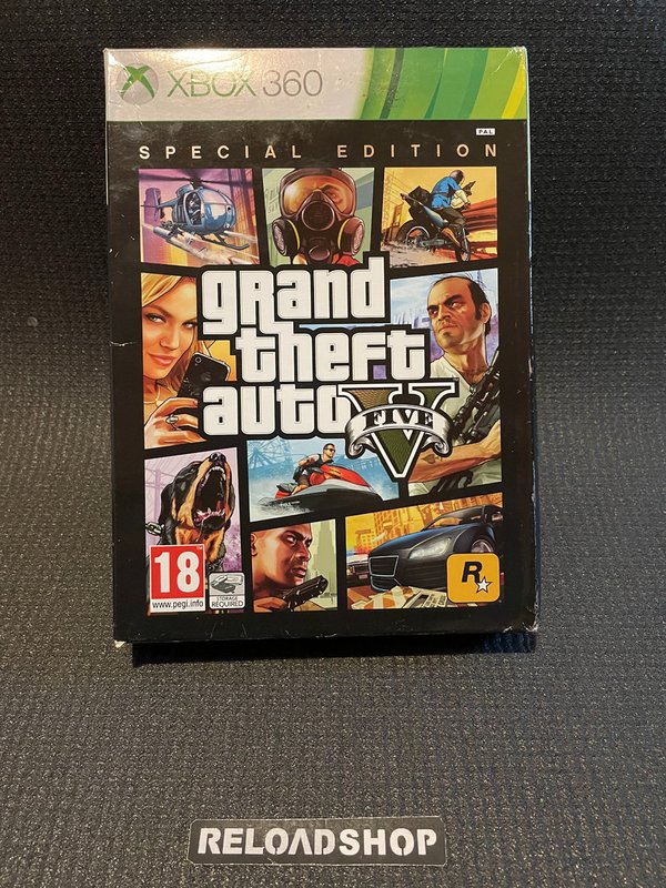 Grand Theft Auto V Special Edition + 2 Maps Xbox 360 (käytetty) CiB