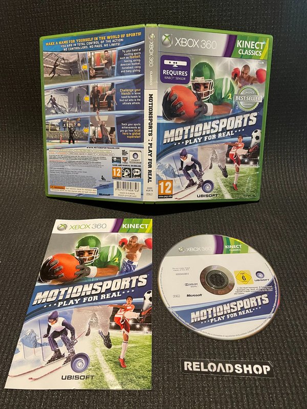 Motionsports Play For Real - Classics Xbox 360 (käytetty) CiB