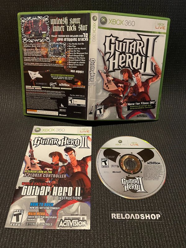 Guitar Hero II Xbox 360 (käytetty) - US