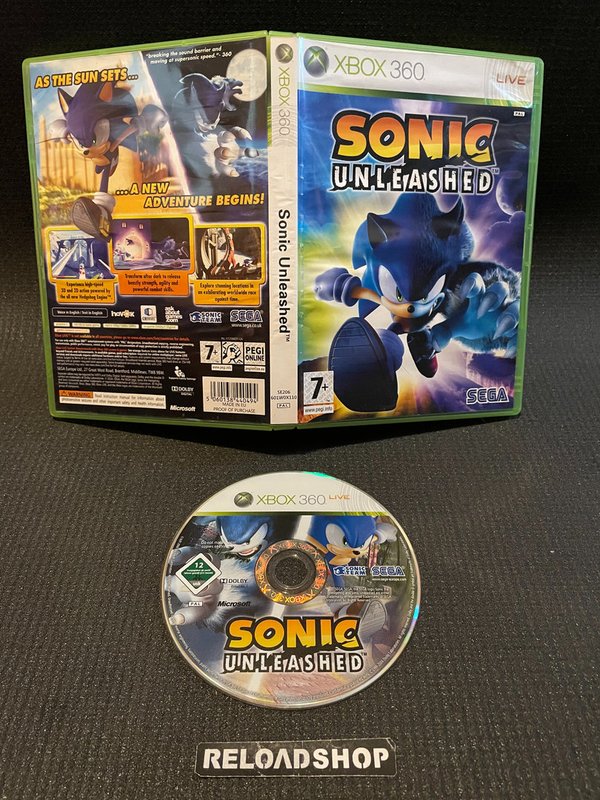 Sonic Unleashed Xbox 360 (käytetty)