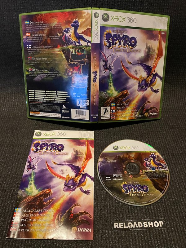 The Legend of Spyro - Dawn of the Dragon - Nordic Xbox 360 (käytetty) CiB