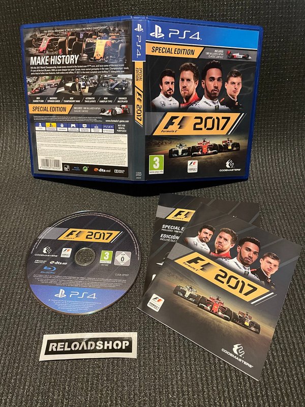 F1 2017 Special Edition PS4 (käytetty)