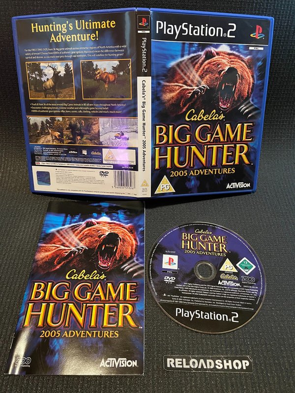 Cabela's Big Game Hunter 2005 Adventures PS2 (käytetty) CiB