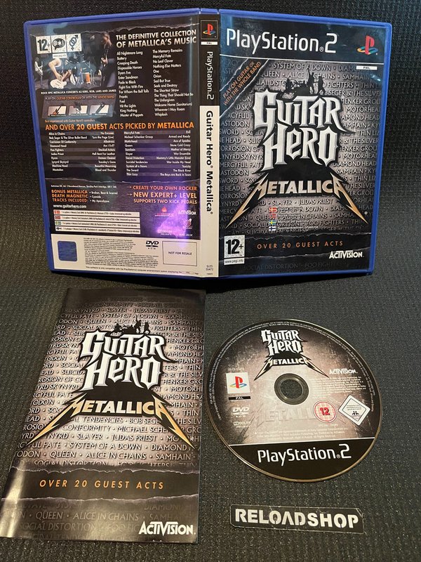 Guitar Hero Metallica - Nordic PS2 (käytetty) CiB