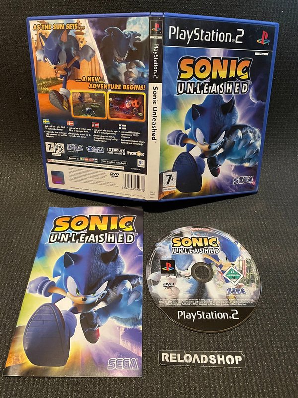 Sonic Unleashed - Nordic PS2 (käytetty) CiB
