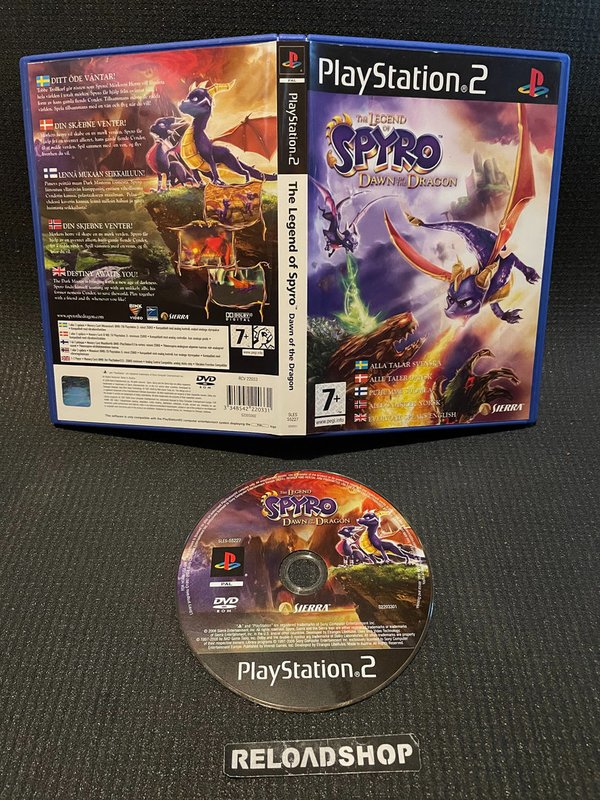The Legend of Spyro - Dawn of the Dragon - Nordic PS2 (käytetty)