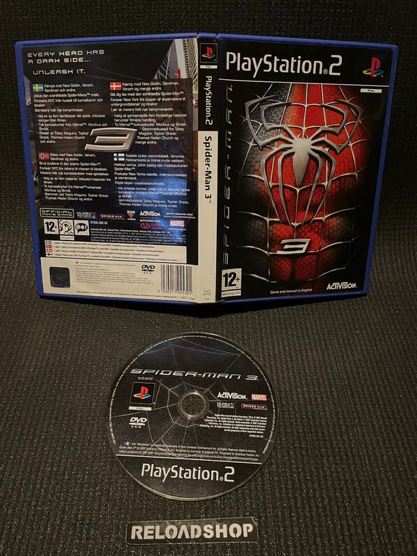 Spider-Man 3 - Nordic PS2 (käytetty)