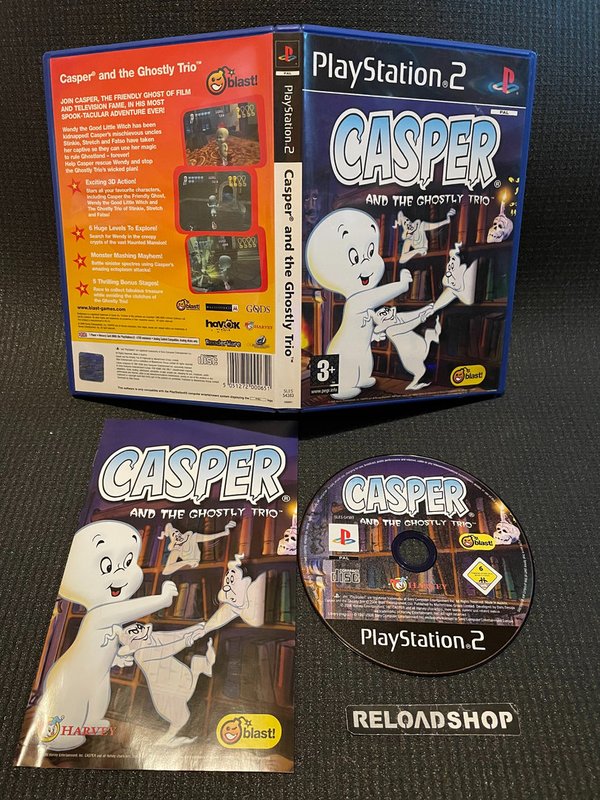 Casper And The Ghostly Trio PS2 (käytetty) CiB