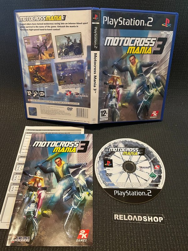 Motocross Mania 3 PS2 (käytetty) CiB