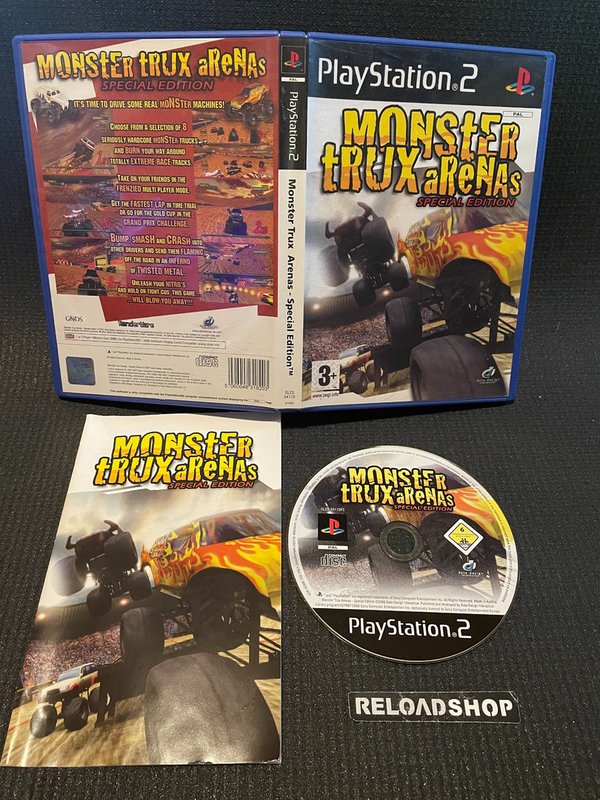 Monster Trux Arenas Special Edition PS2 (käytetty) CiB