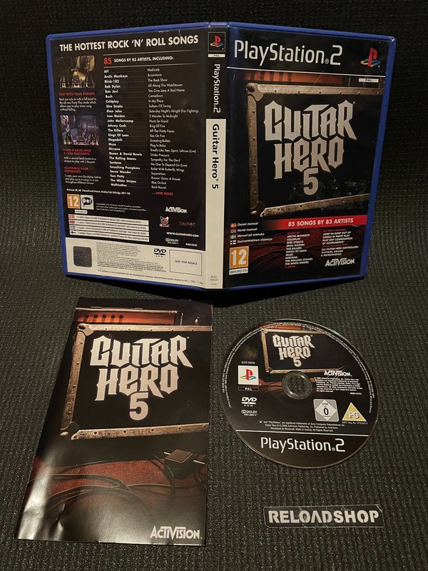 Guitar Hero 5 - Nordic PS2 (käytetty) CiB