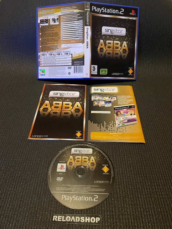 SingStar ABBA - Nordic PS2 (käytetty) CiB