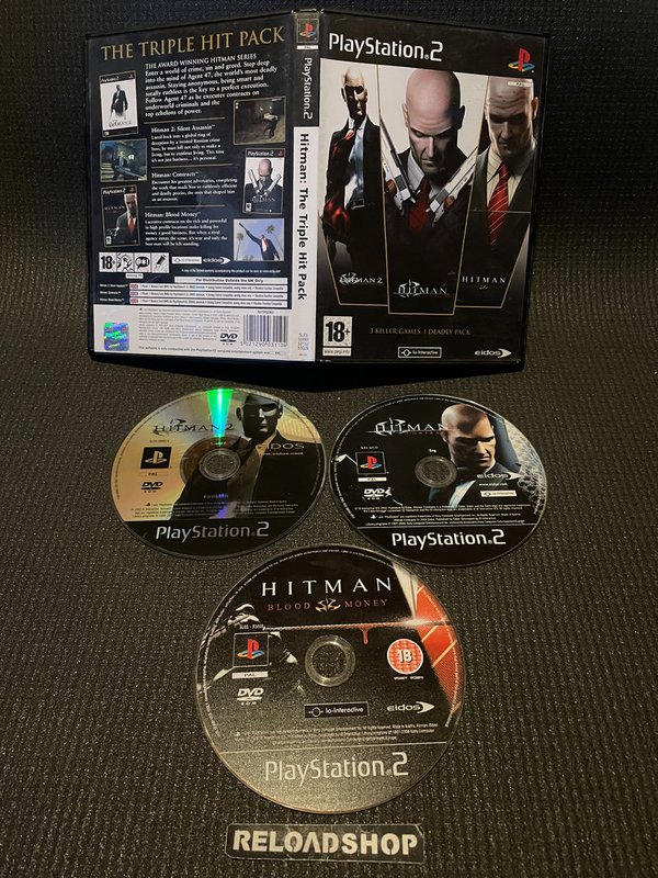 Hitman - The triple hit pack PS2 (käytetty)