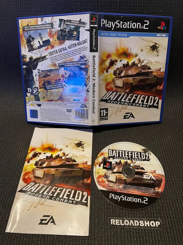 Battlefield 2 Modern Combat - FIN PS2 (käytetty) CiB