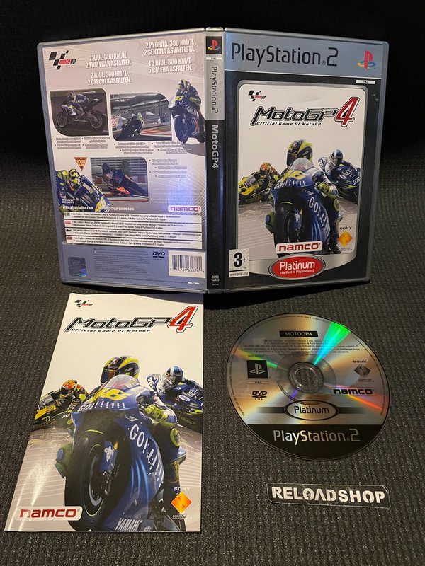 MotoGP 4 Platinum - Nordic PS2 (käytetty) CiB