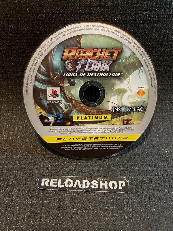 Ratchet & Clank Tools of Destruction Platinum - Disc PS3 (käytetty)