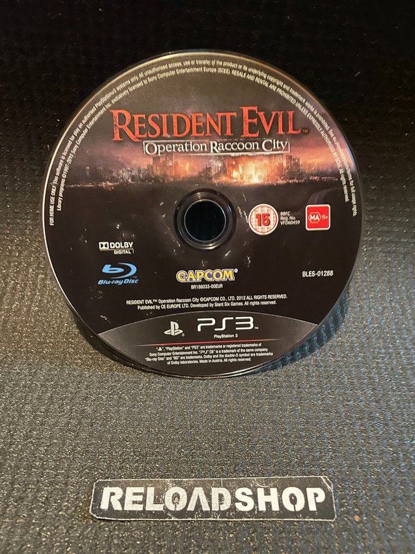 Resident Evil Operation Raccoon City - Disc PS3 (käytetty)