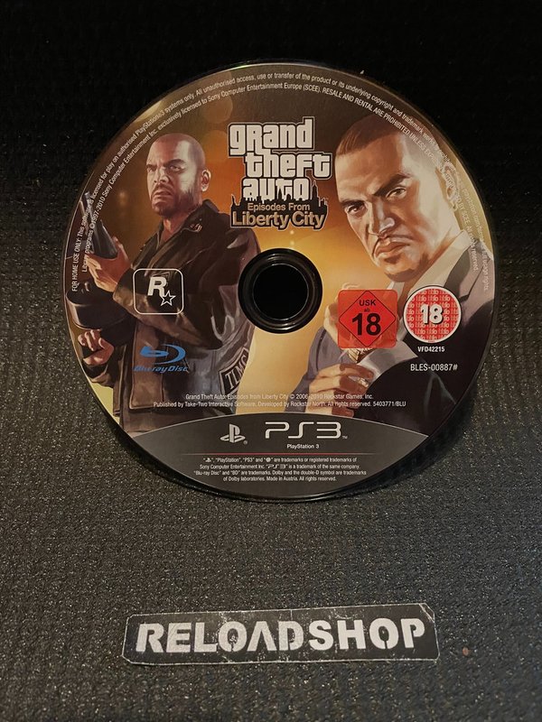 Grand Theft Auto Episodes From Liberty City PS3 (käytetty)