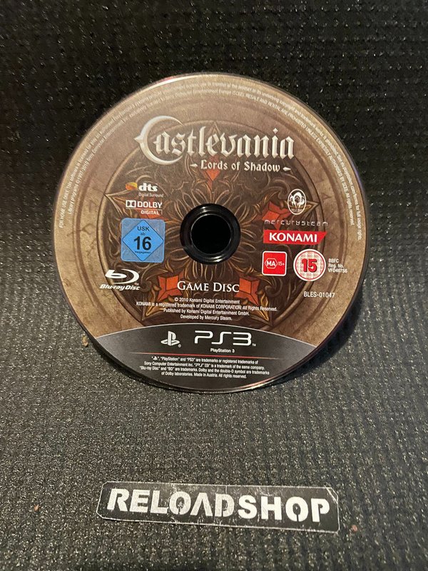 Castlevania Lords Of Shadow - Disc PS3 (käytetty)