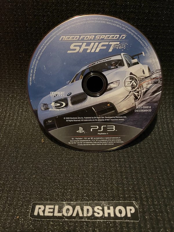 Need For Speed Shift - Disc PS3 (käytetty)