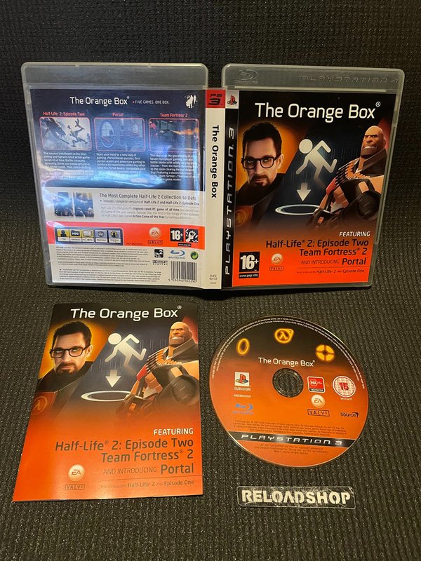 The Orange Box Half-Life 2 Portal Team Fortress PS3 (käytetty) CiB