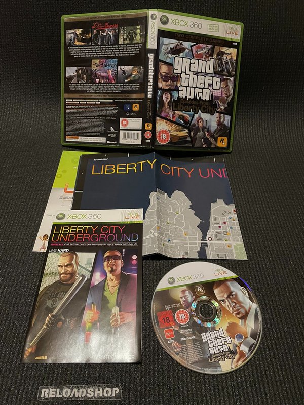 Grand Theft Auto Episodes From Liberty City Xbox 360 (käytetty) CiB
