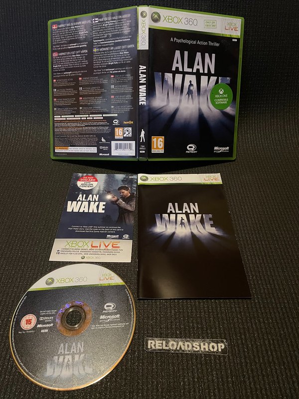 Alan Wake - Nordic Xbox 360 (käytetty) CiB