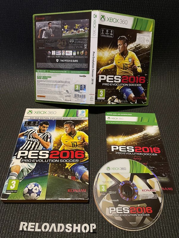 Pro Evolution Soccer 2016 + Sleeve Xbox 360 (käytetty)