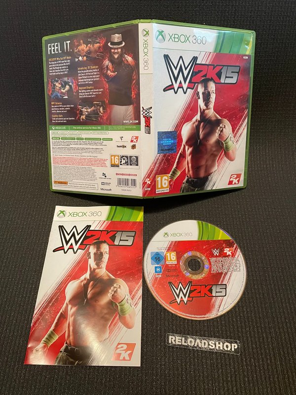WWE 2K15 Xbox 360 (käytetty) CiB