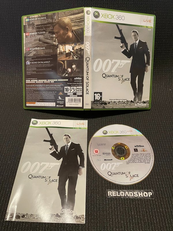 007 Quantum of Solace - Nordic Xbox 360 (käytetty) CiB