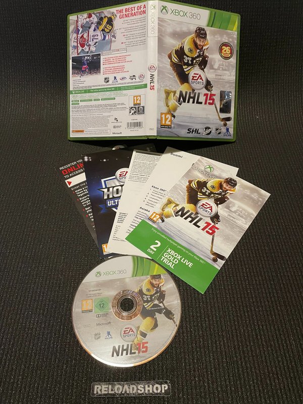 NHL 15 - Nordic Xbox 360 (käytetty) CiB