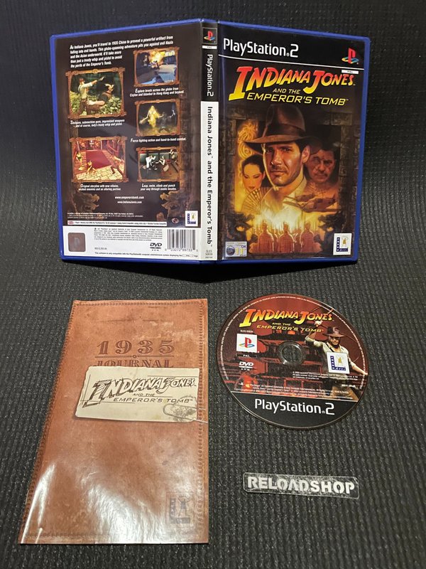 Indiana Jones And The Emperor's Tomb PS2 (käytetty) CiB