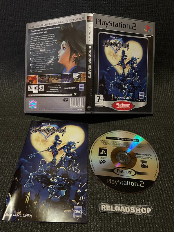 Kingdom Hearts Platinum PS2 (käytetty) CiB