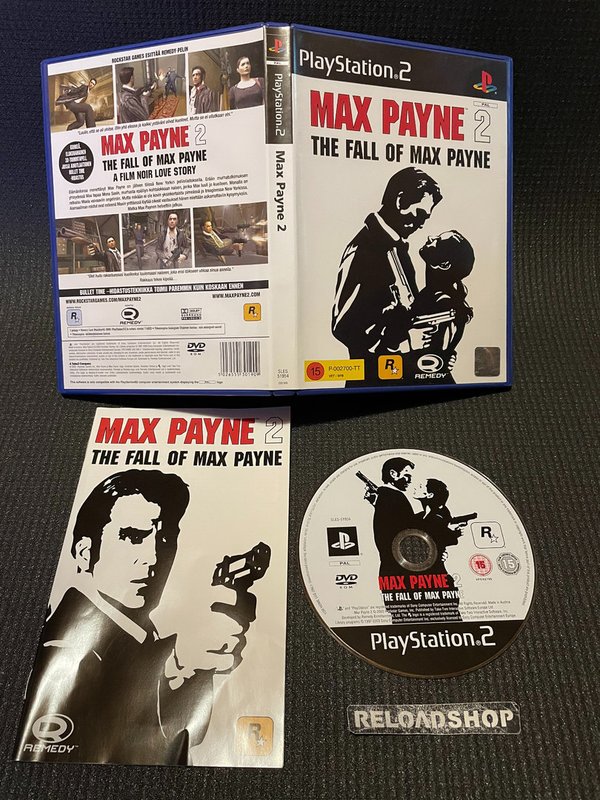 Max Payne 2 The Fall of Max Payne - FIN PS2 (käytetty) CiB
