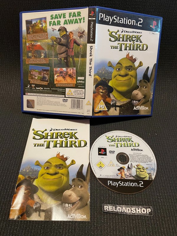 Shrek the Third PS2 (käytetty) CiB
