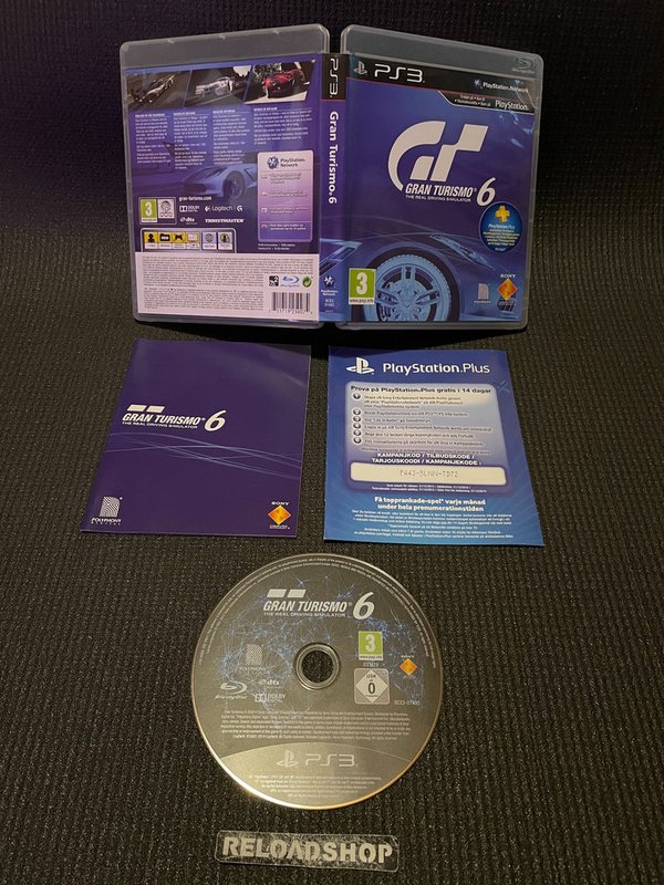 Gran Turismo 6 - Nordic PS3 (käytetty) CiB